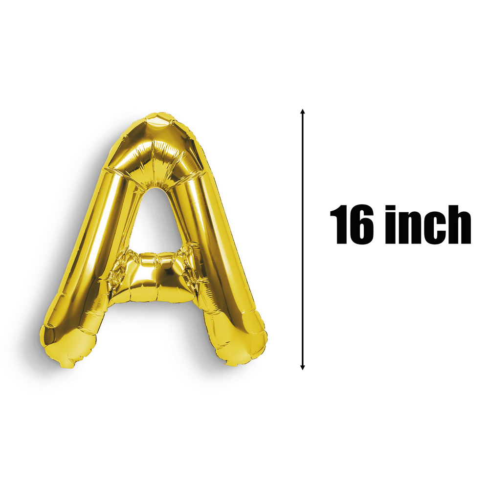 Gold & Black Eid Mubarak Foil Balloons