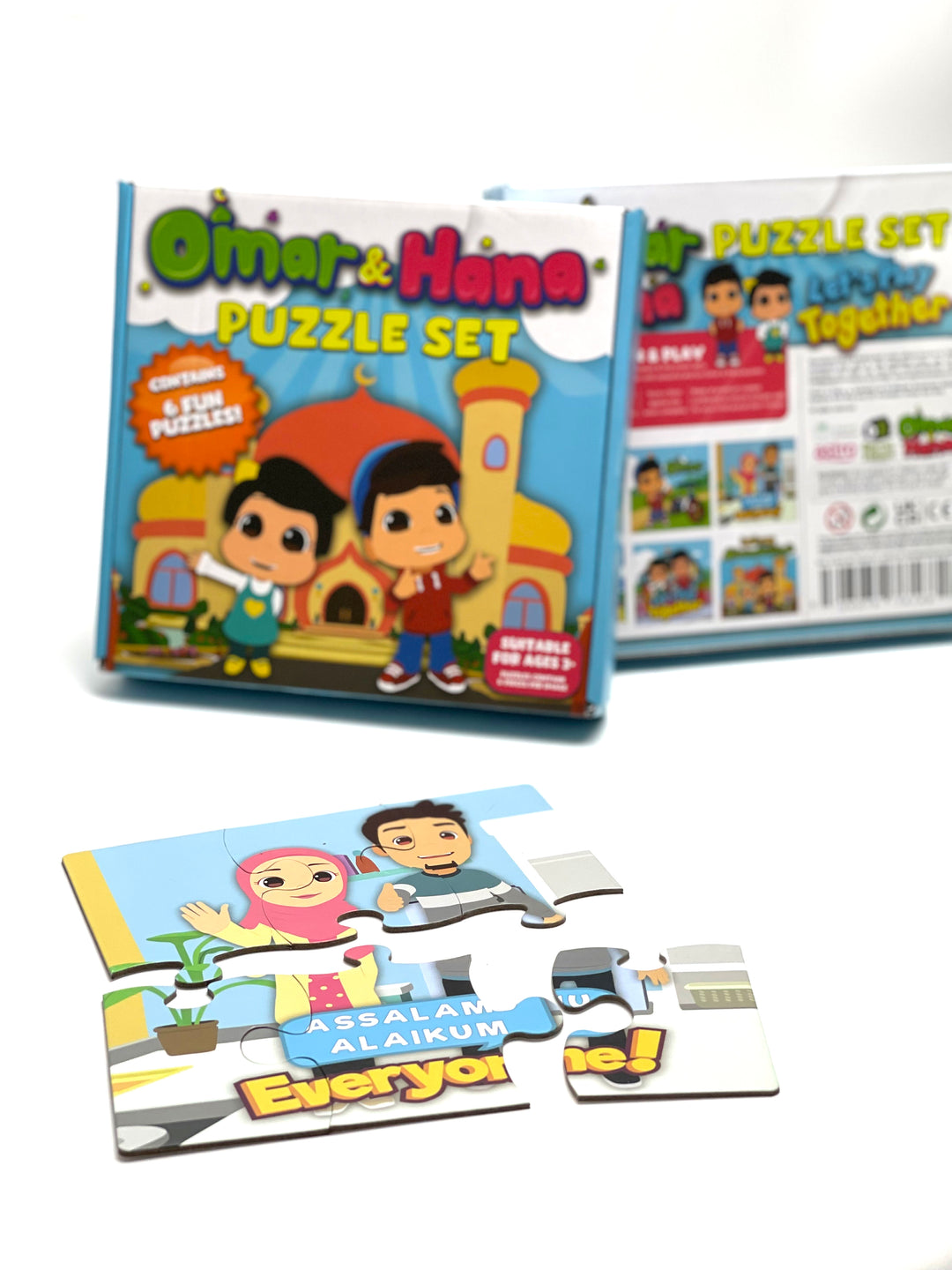 Omar and Hana - Learn & Play Puzzle Set - 6 Puzzles