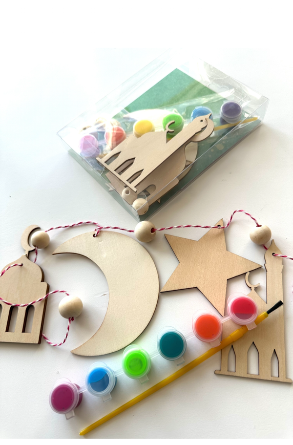 Masjid Wooden Banner Craft Kit