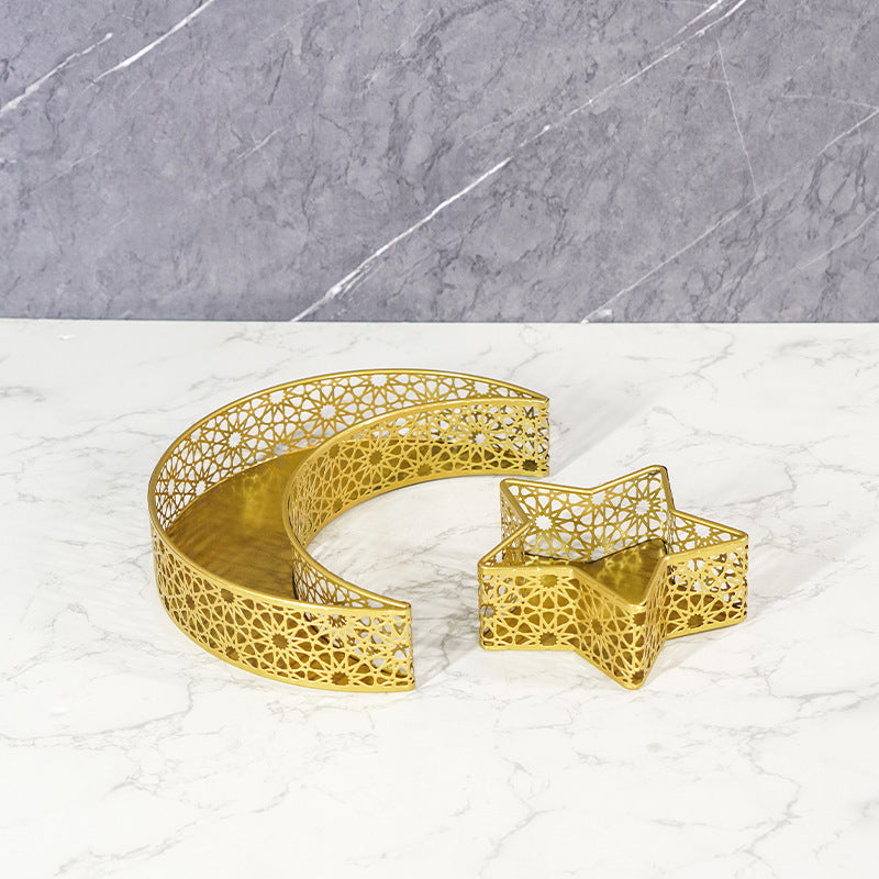 Crescent & Star Platter - Gold