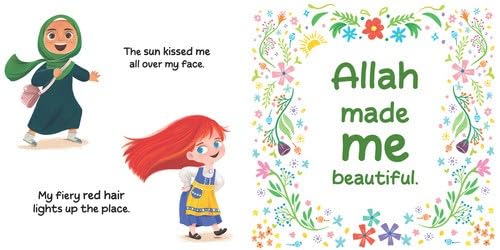 Allah Made Me Beautiful Board Book with Mirror
