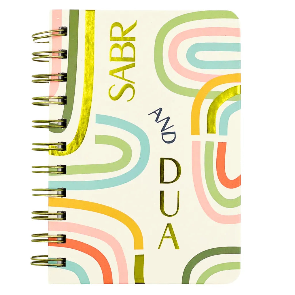 Sabr & Dua A6 Spiral Notebook