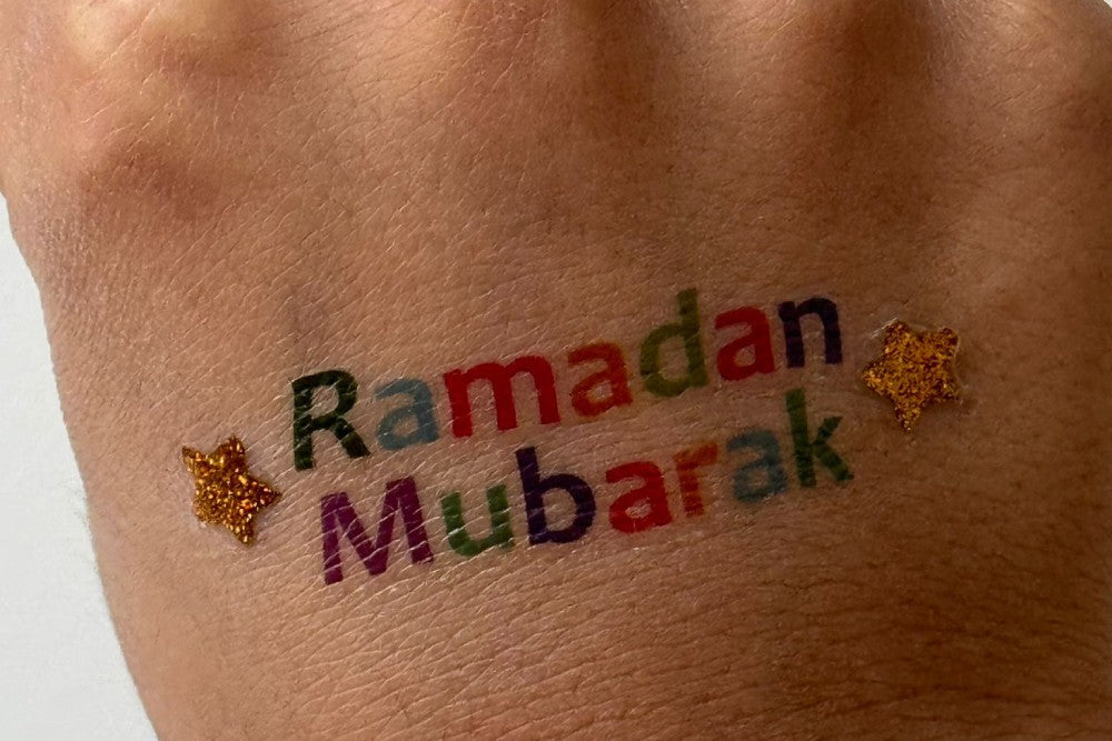 Kids Ramadan & Eid Tattoo Sheet - Girls