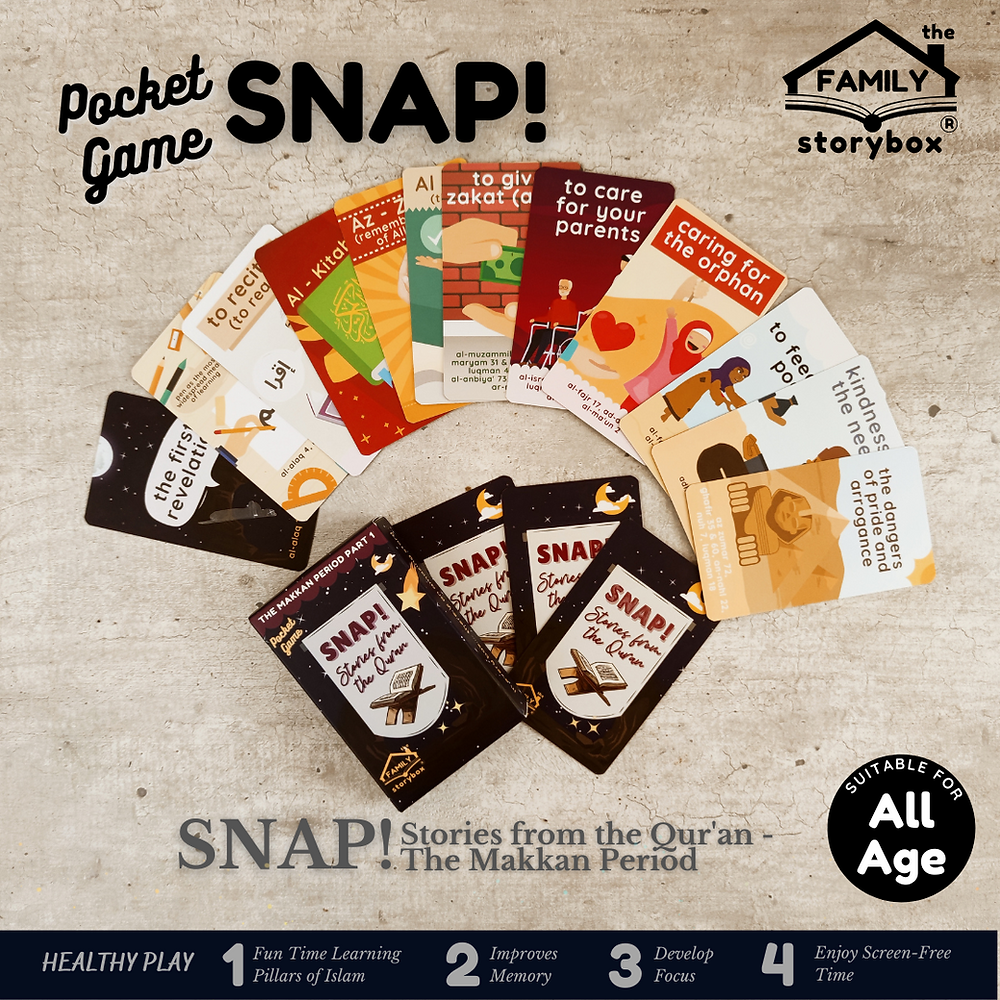 SNAP! Pocket Card Game - Stories from The Quran (Makkan Period Part 1)