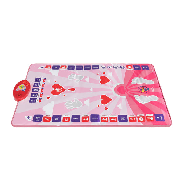 My Salah Mat - Interactive Prayer Mat - Kids Pink