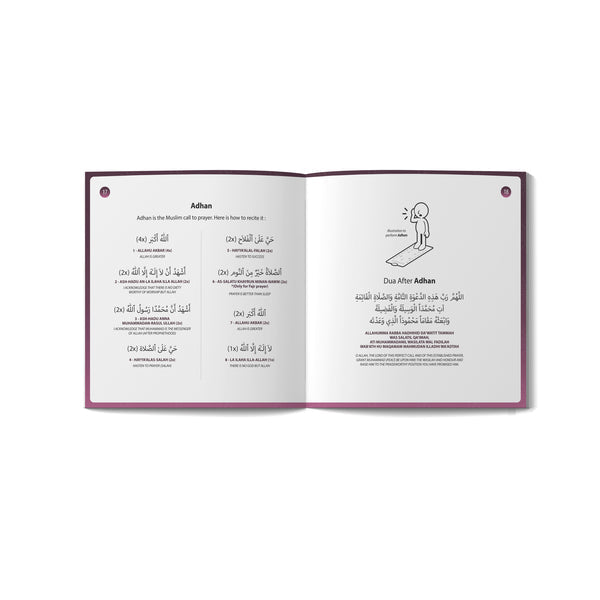 My Salah Mat - Interactive Prayer Mat - Adult Version - Rahma Pink Version