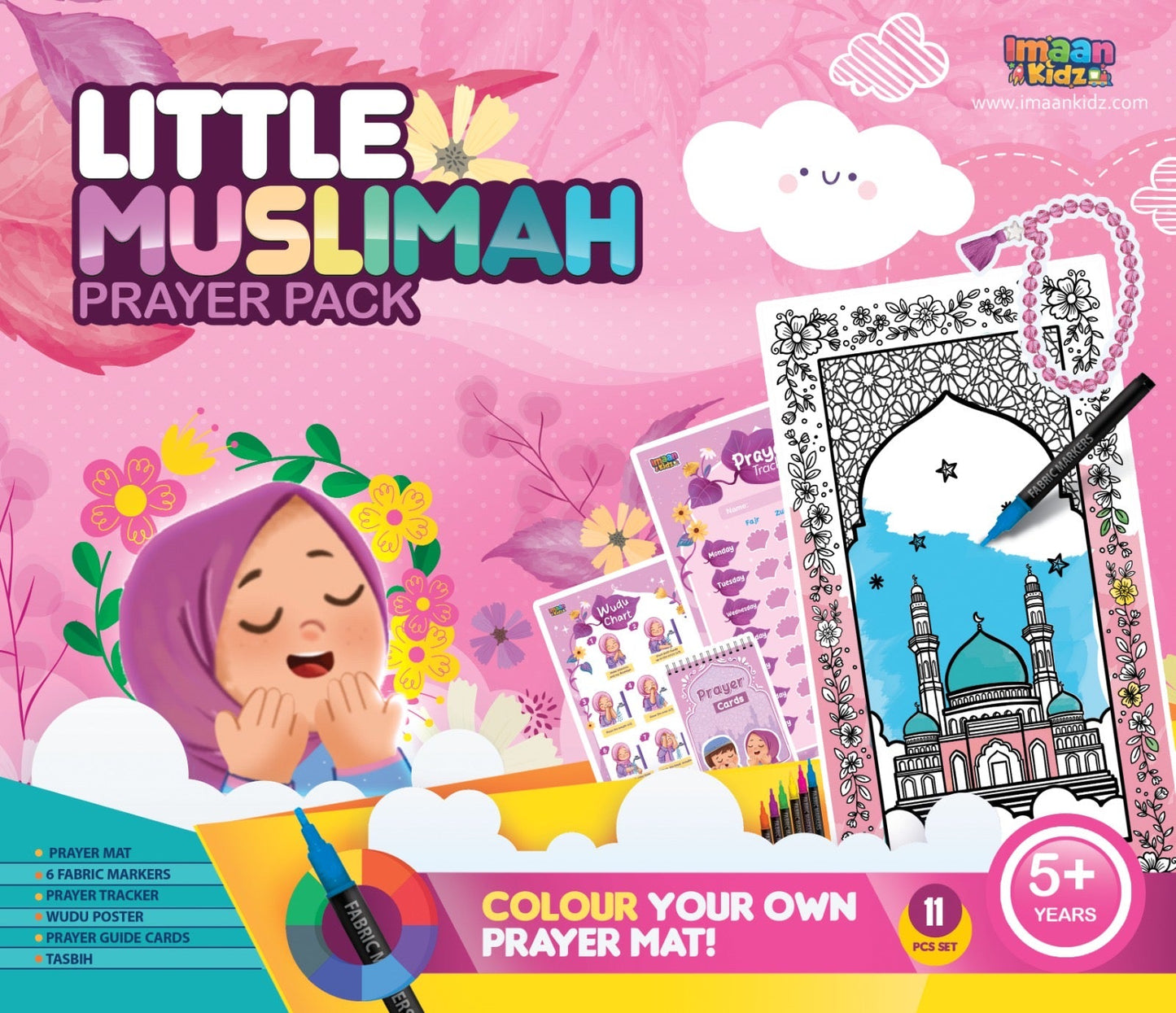 Super Muslimah Prayer Pack - Pink