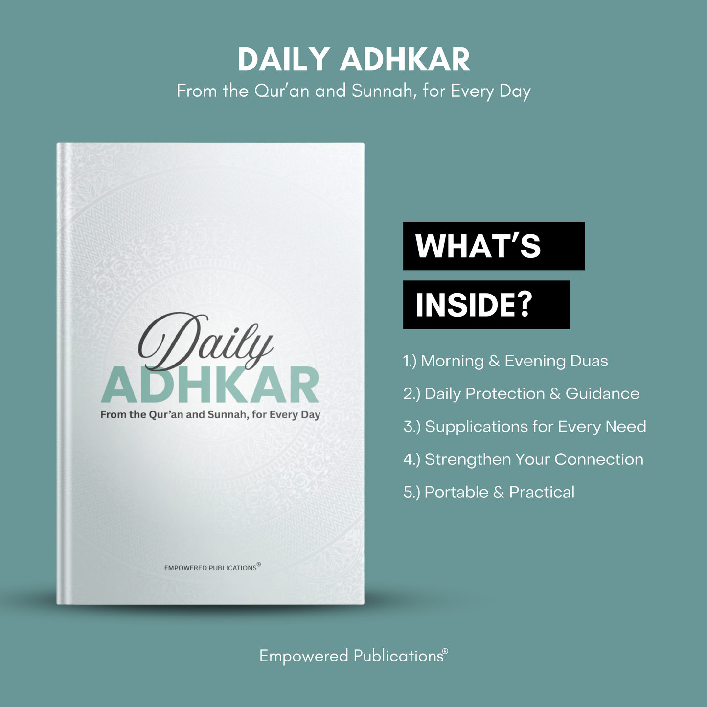 Daily Adhkar - A6 Pocket Size