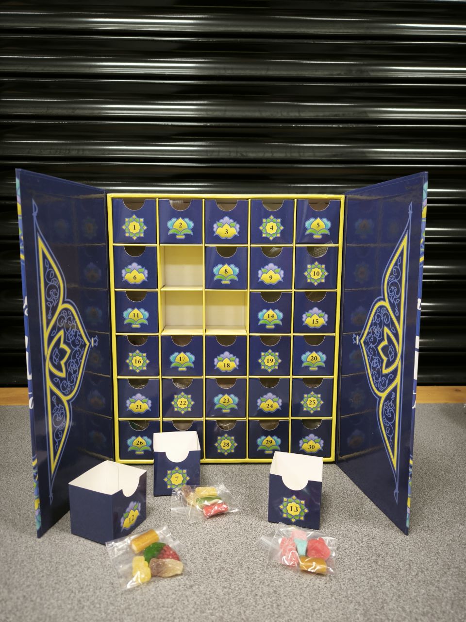 My Eid Countdown Calendar - Drawer Calendar - Galaxy Garden