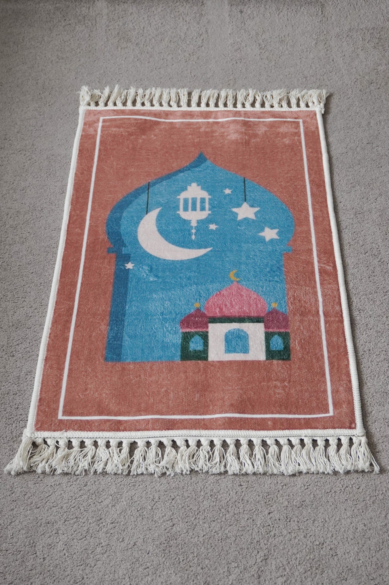 Burnt Orange Kids Prayer Mat