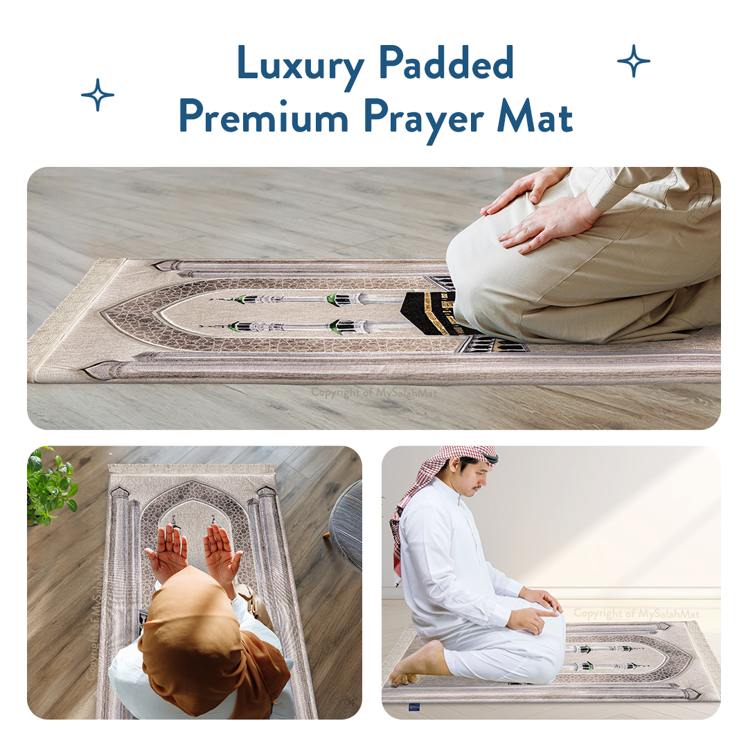 Masjid al-Haram - Premium Padded Adult Prayer Mat