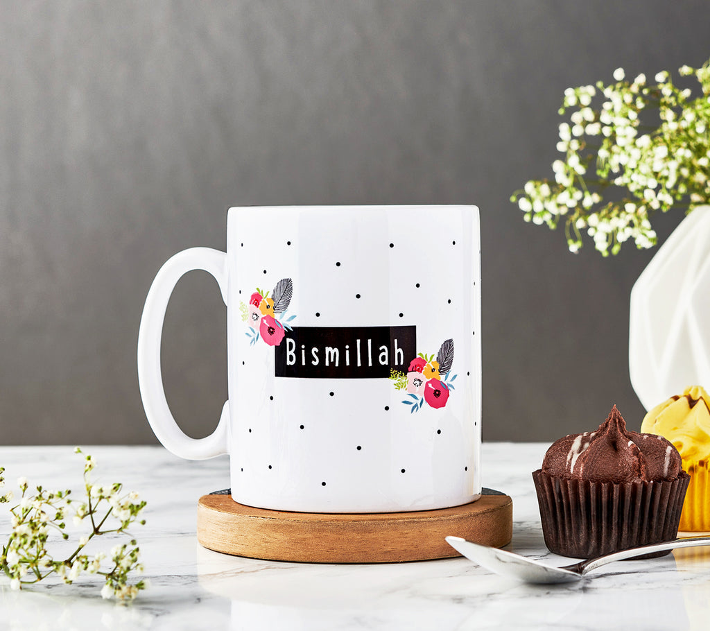 Bismillah Floral Mug