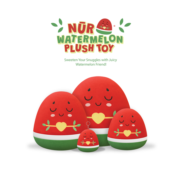 Nūr Watermelon Plushie - 20cm