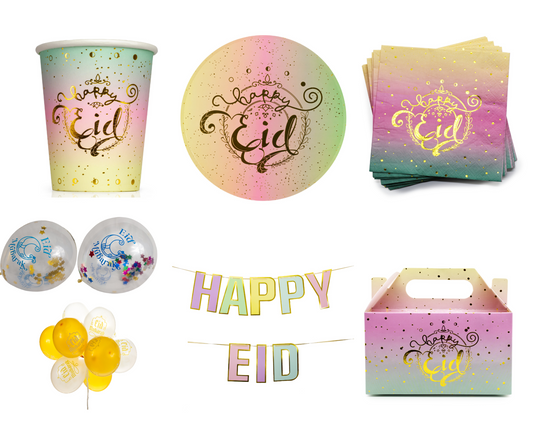 Pastel Sunset Eid Party Set