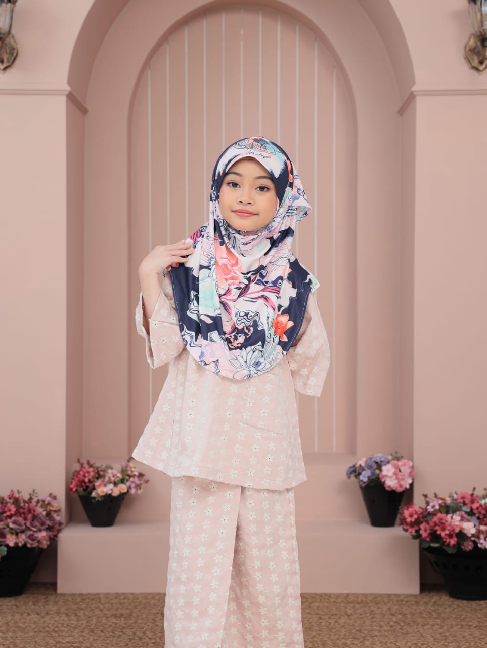 Floral Waves Fiona Kids Hijab
