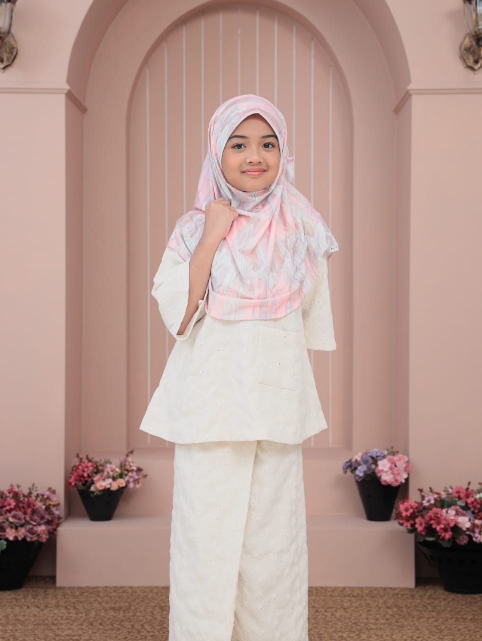 Pastel Fiona Kids Hijab
