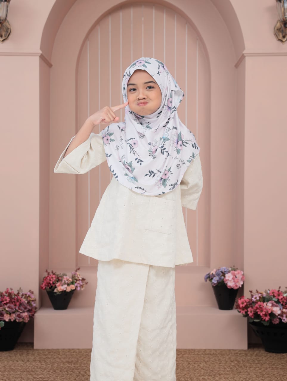 Flowers Fiona Kids Hijab
