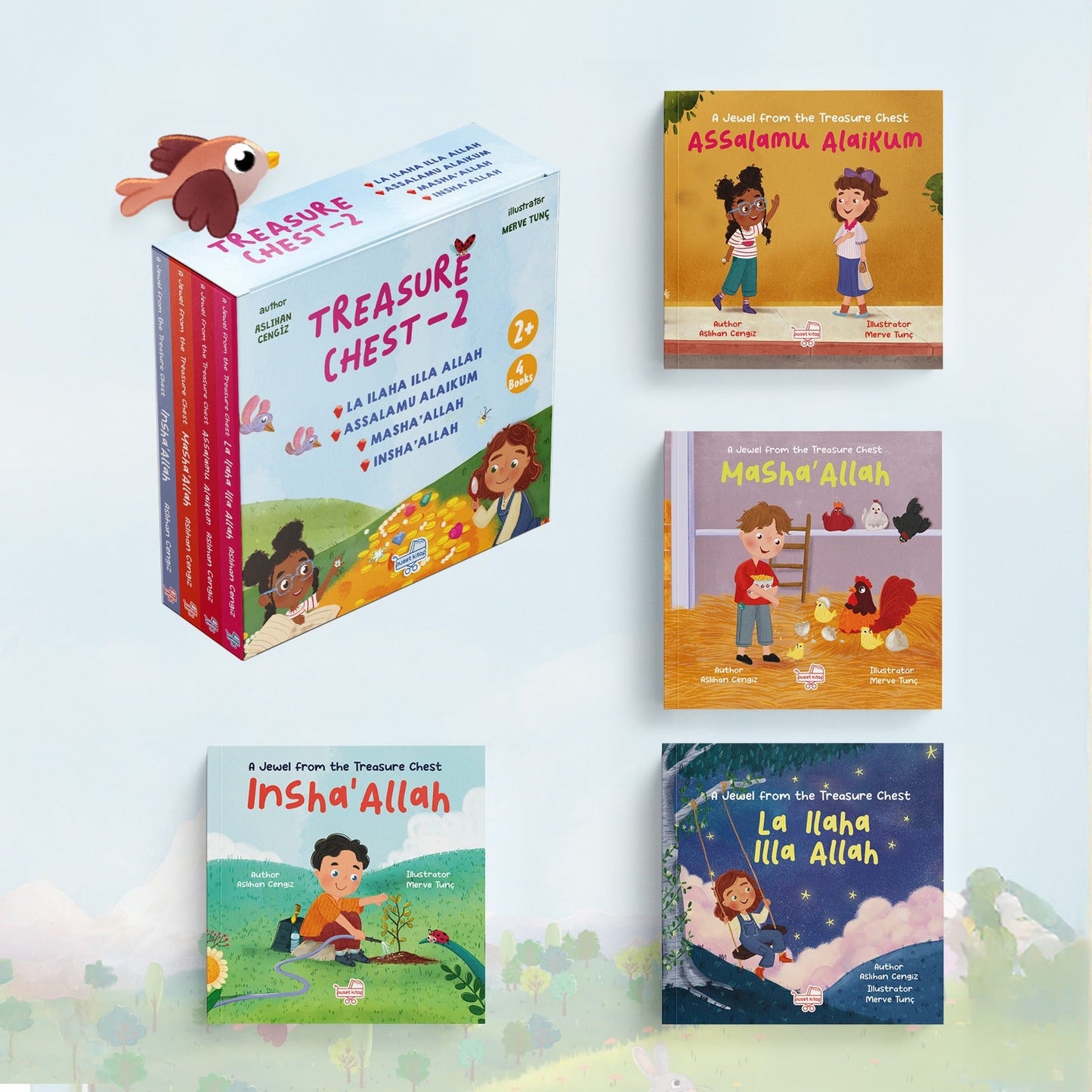 A Jewel from the Treasure Chest – Set 2 (4 Mini Board Books) - Anafiya Gifts