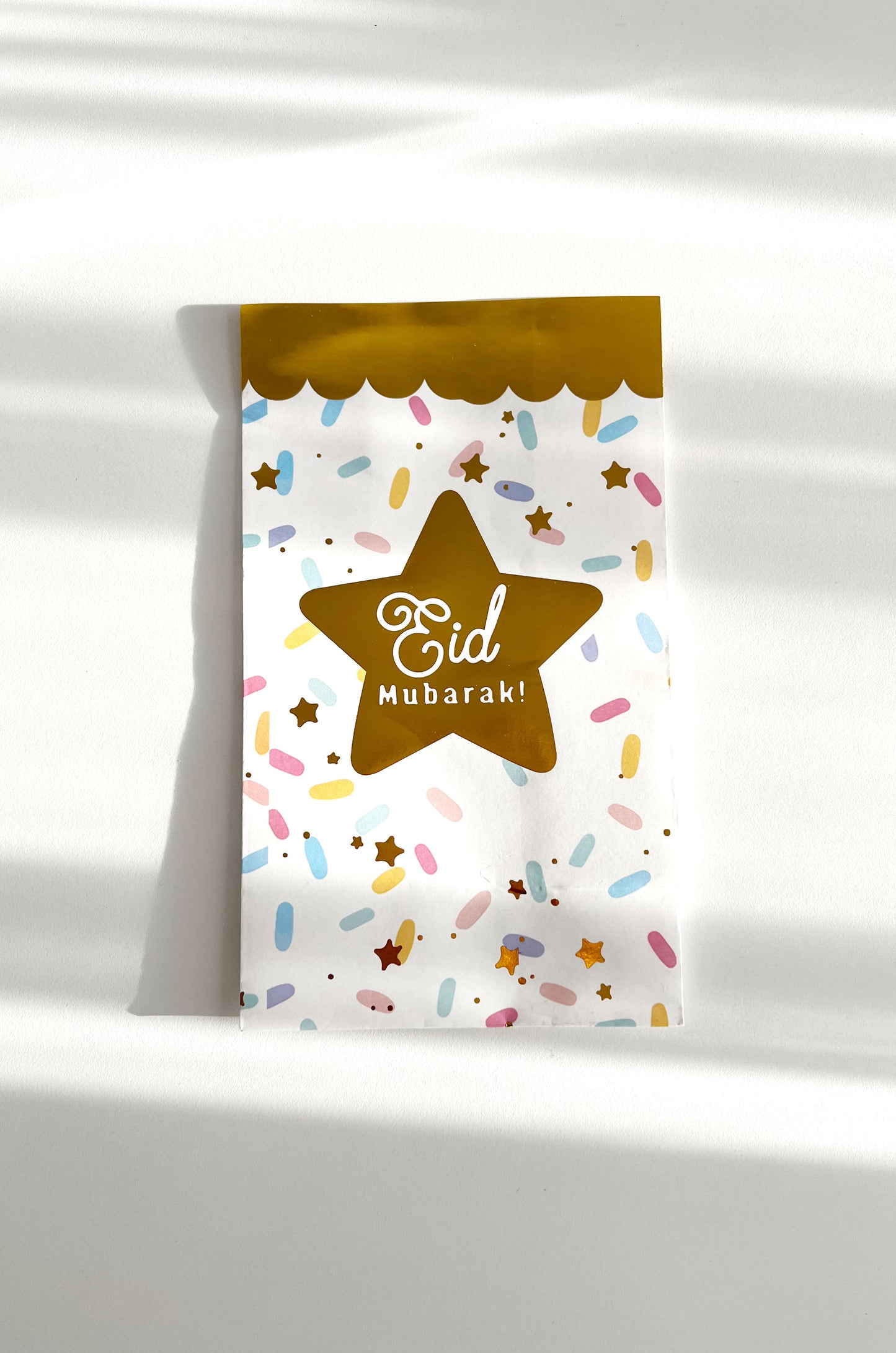Eid Treat Bags - Stripes & Sprinkles - 20 Pack