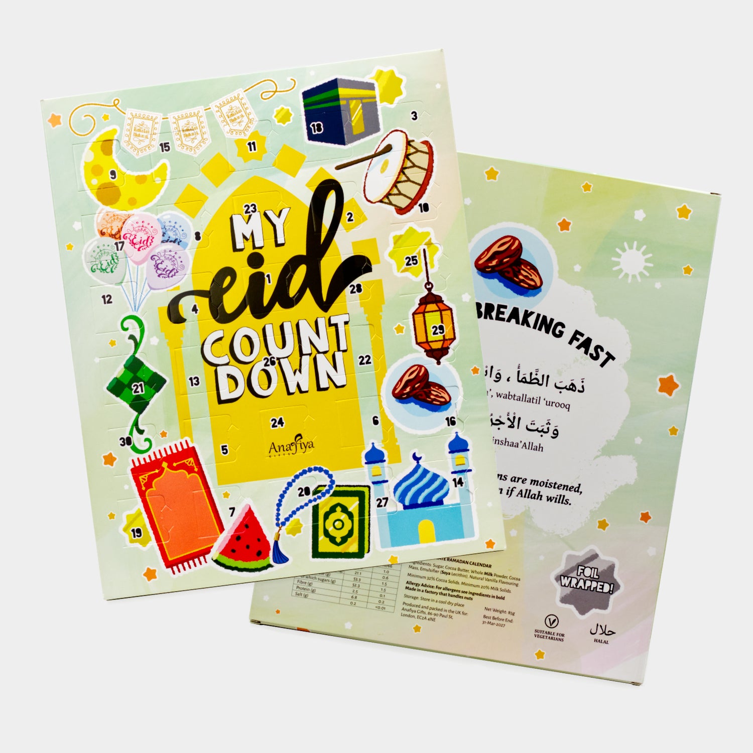 Calendrier du compte à rebours du Ramadan Mubarak ... – Grandado