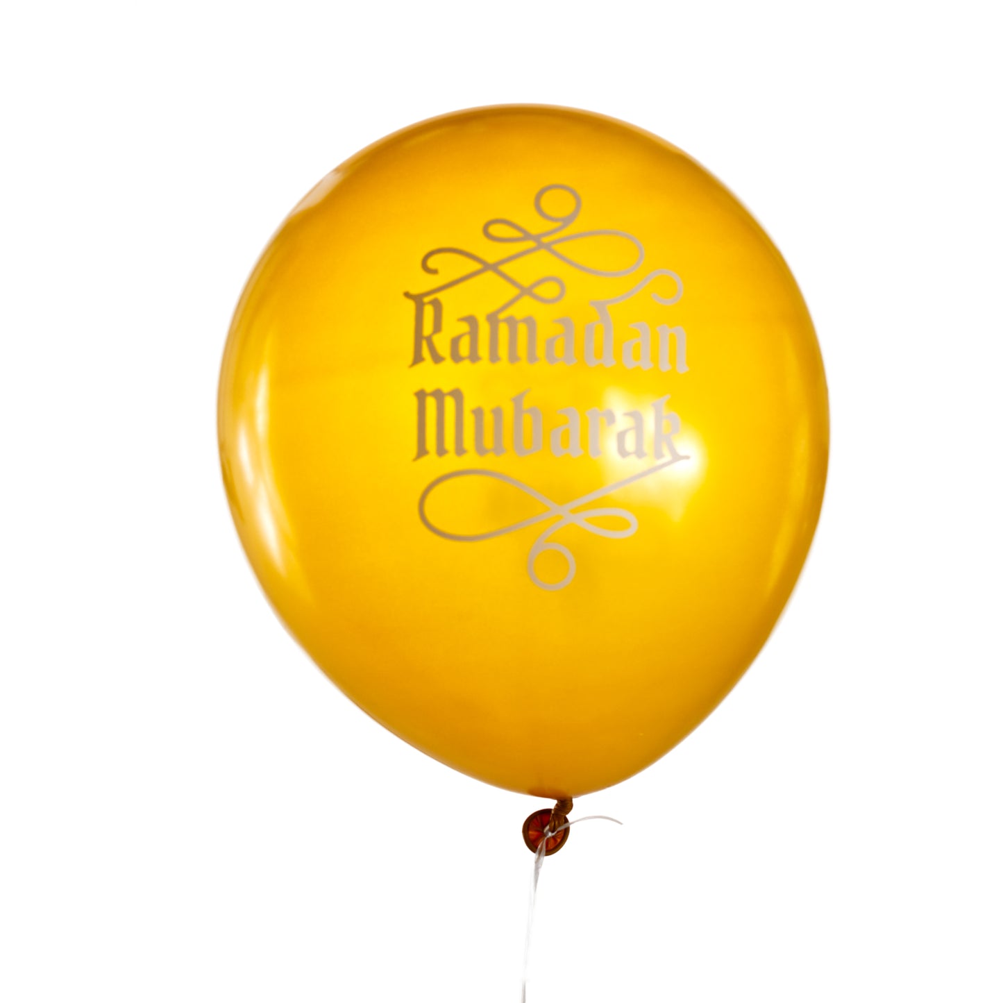 Ramadan Mubarak Balloons - White & Gold