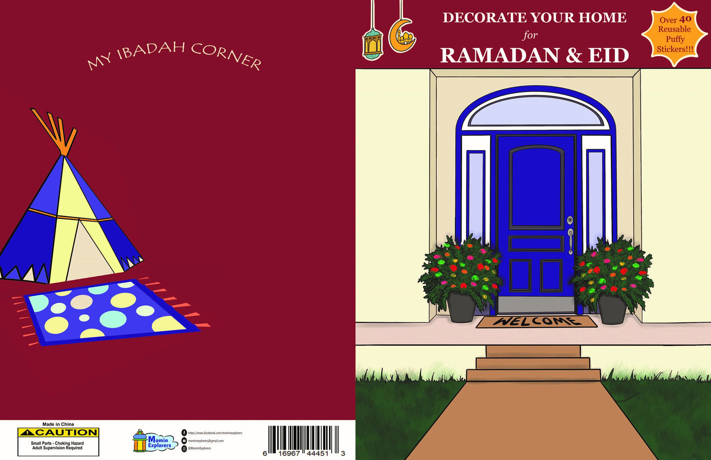 Decorate Your Home For Ramadan and Eid - Reusable Sticker Kit