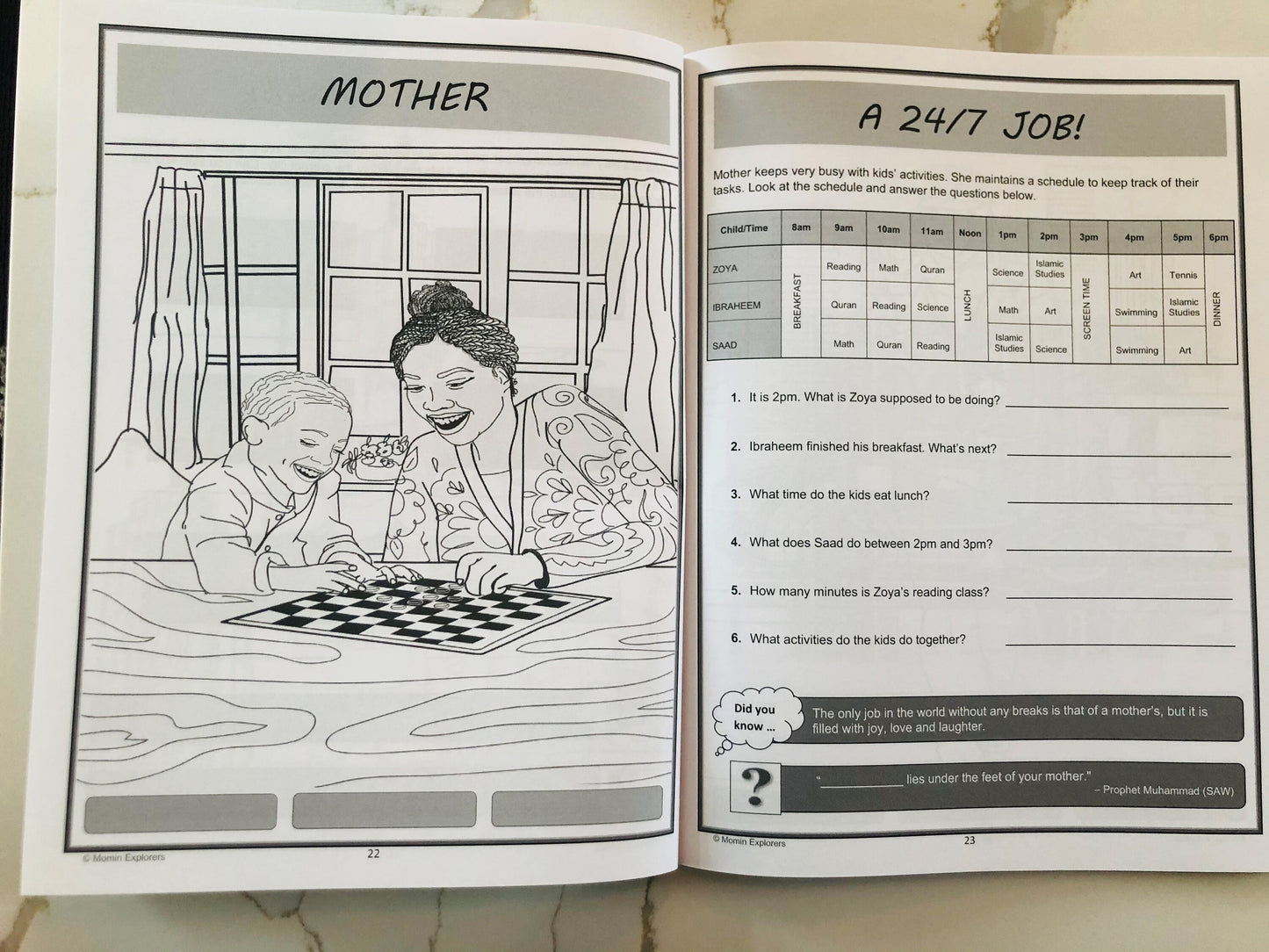 Muslim Girl Power Colouring & Activity Book