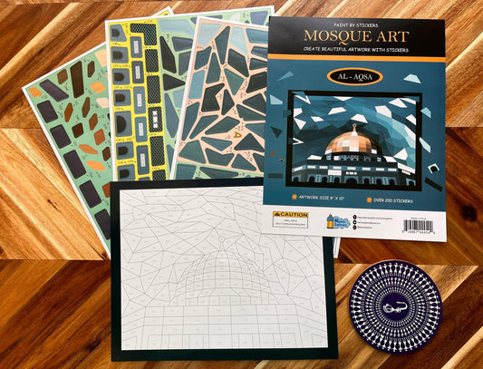 Paint by Stickers Mosque Art - Masjid Al-Aqsa