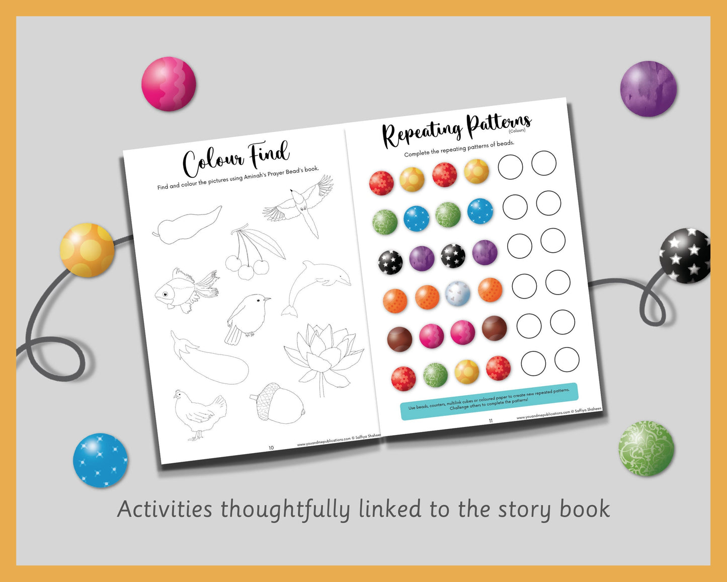 Aminah’s Prayer Beads Activity Book