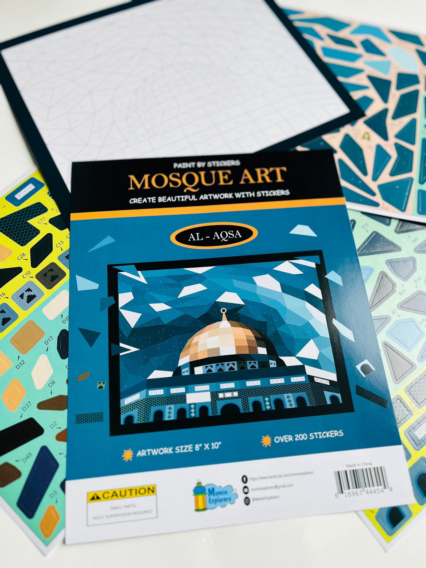 Paint by Stickers Mosque Art - Masjid Al-Aqsa