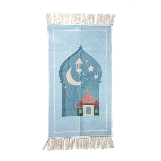 Light Blue Kids Prayer Mat