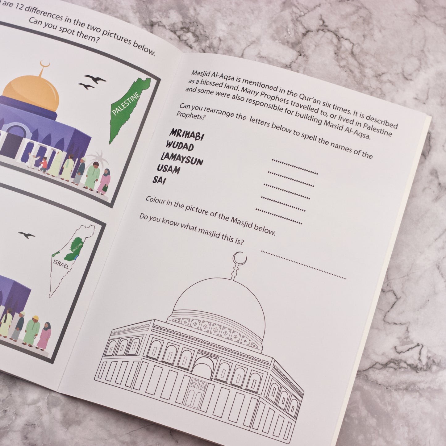 Palestine Activity Book