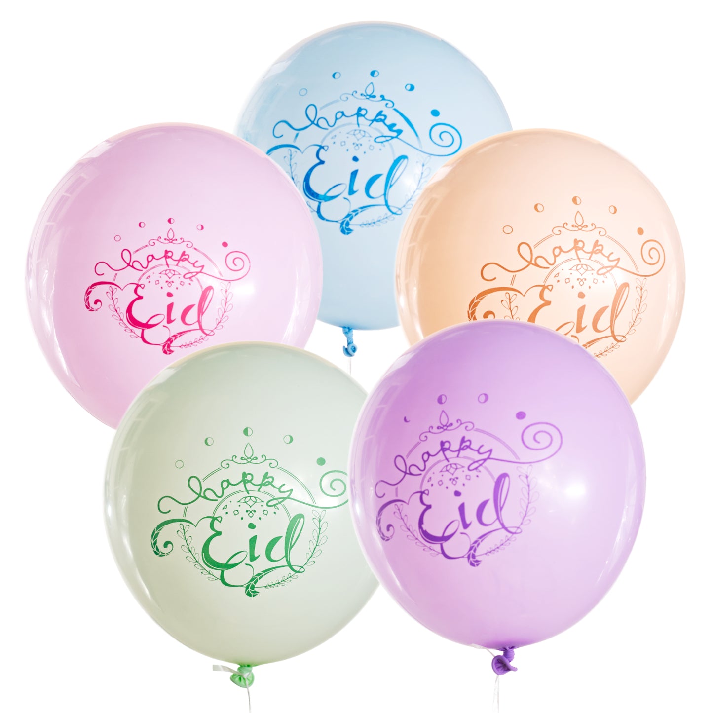 Pastel Sunset Eid Balloons - 10pk