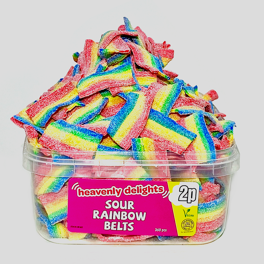 Sour Rainbow Belts