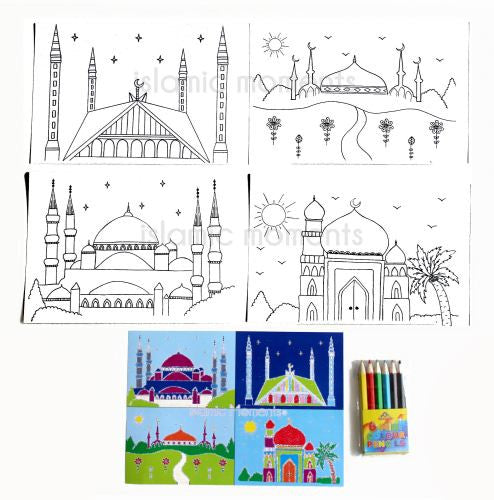 Mosque Colouring Set - Anafiya Gifts