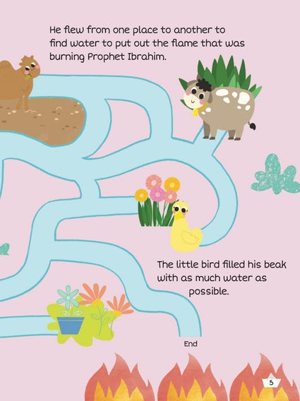 Prophet Ibrahim & The Little Bird Activity Book - Anafiya Gifts