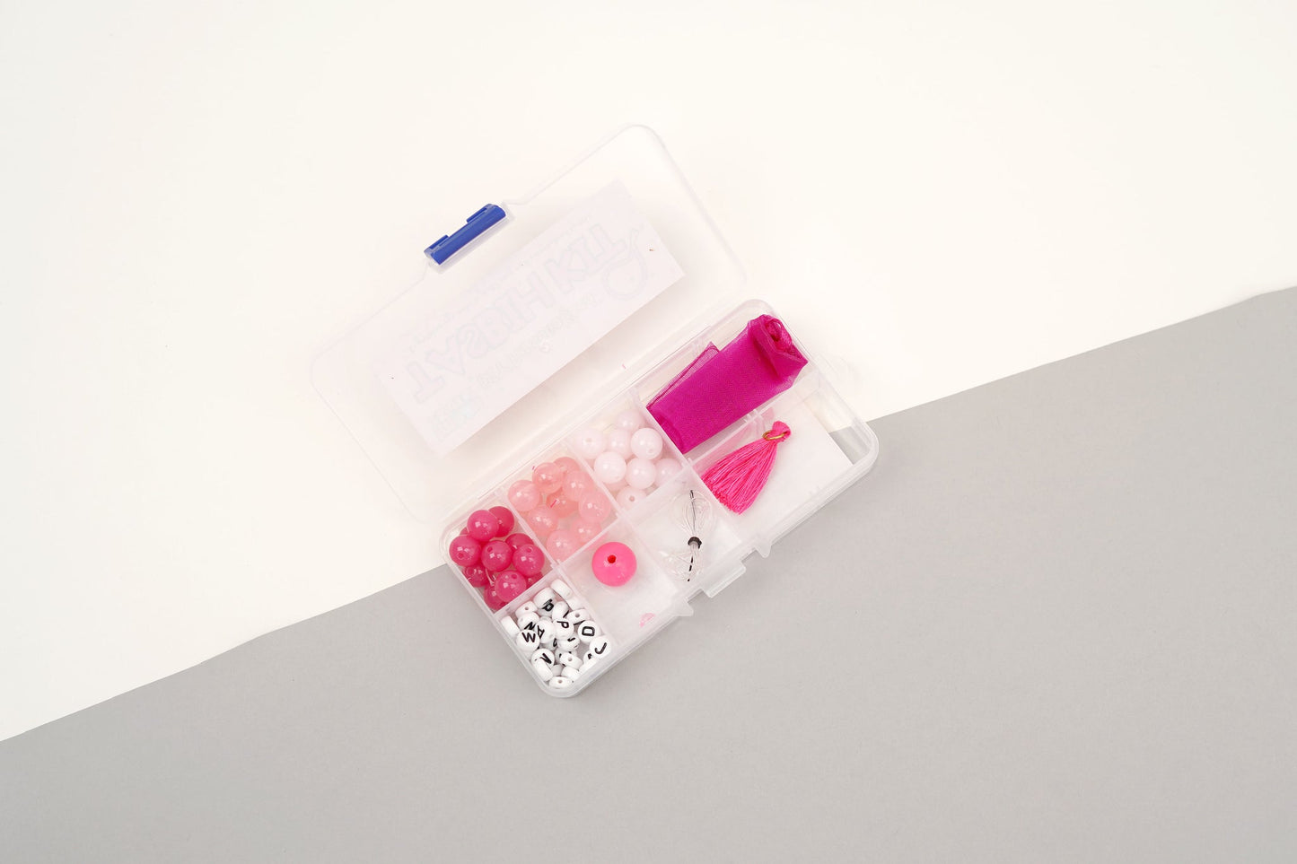 DIY Personalised Tasbih Making Kit - Pink