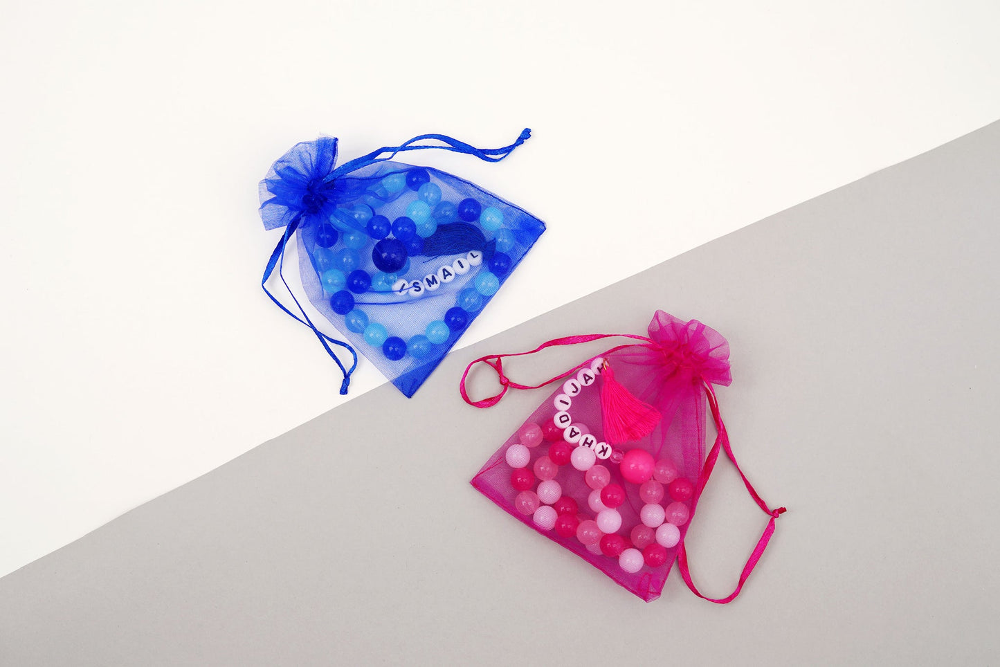DIY Personalised Tasbih Making Kit - Pink