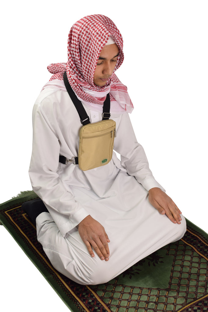 Hajj & Umrah - Anti-Theft Secure Side Bag & Neck Bag