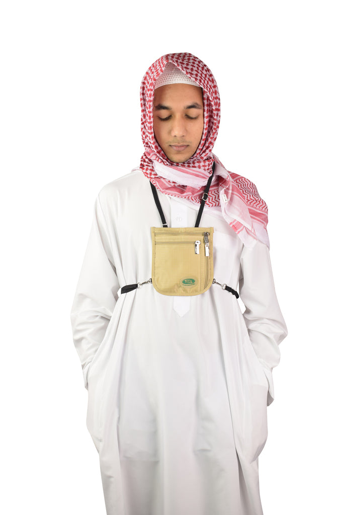 Hajj & Umrah - Anti-Theft Secure Neck Bag