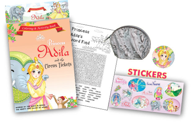 Princess Adila And The Circus Tickets - Anafiya Gifts
