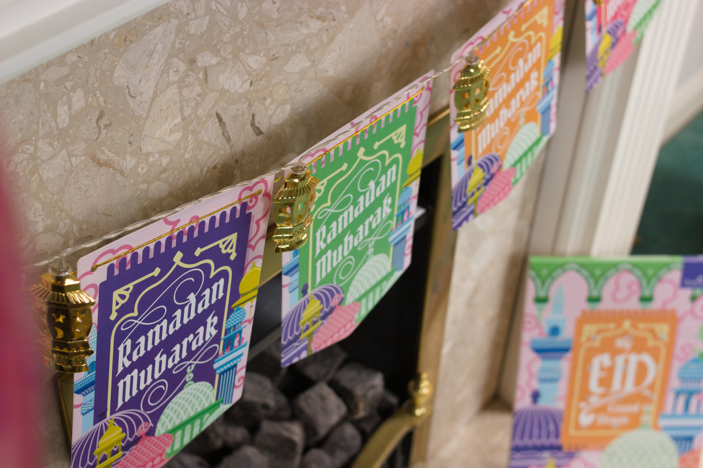 Ramadan Mubarak Banner - Mosque Montage