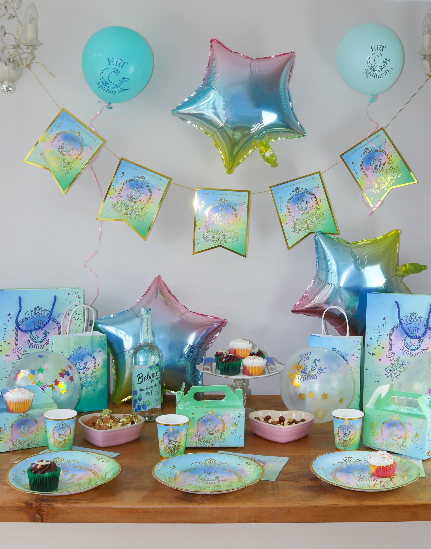 Bloom Moon Eid Plates - 10pk