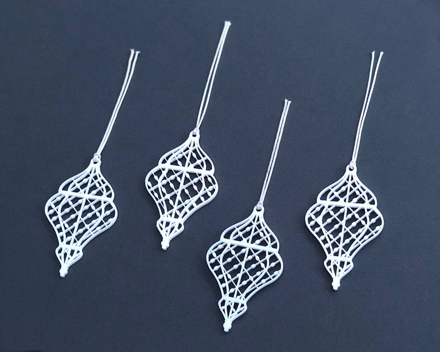 Lantern Acrylic Gift Tags - 4 Pack