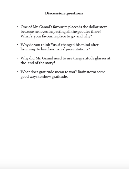 Mr Gamal's Gratitude Glasses - Anafiya Gifts