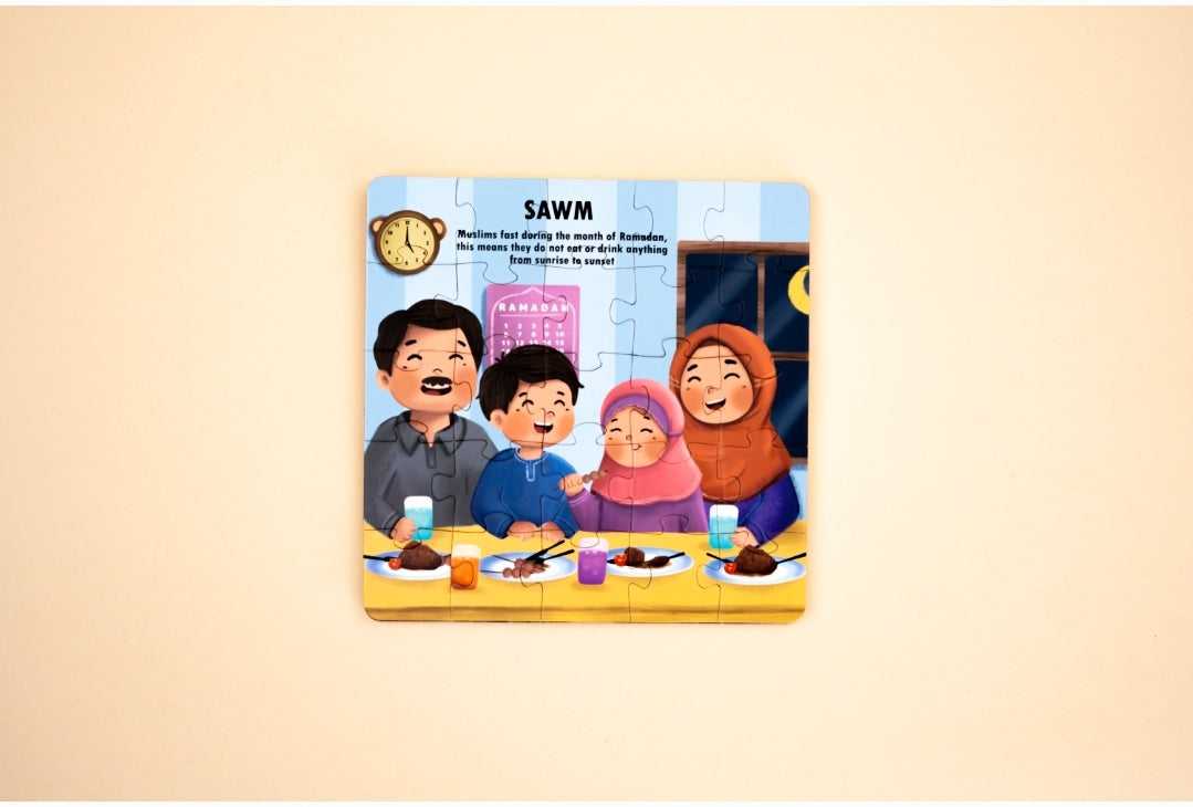 5 Pillars of Islam Magnetic Puzzle Book