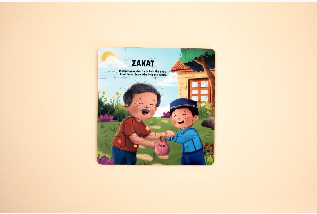 5 Pillars of Islam Magnetic Puzzle Book