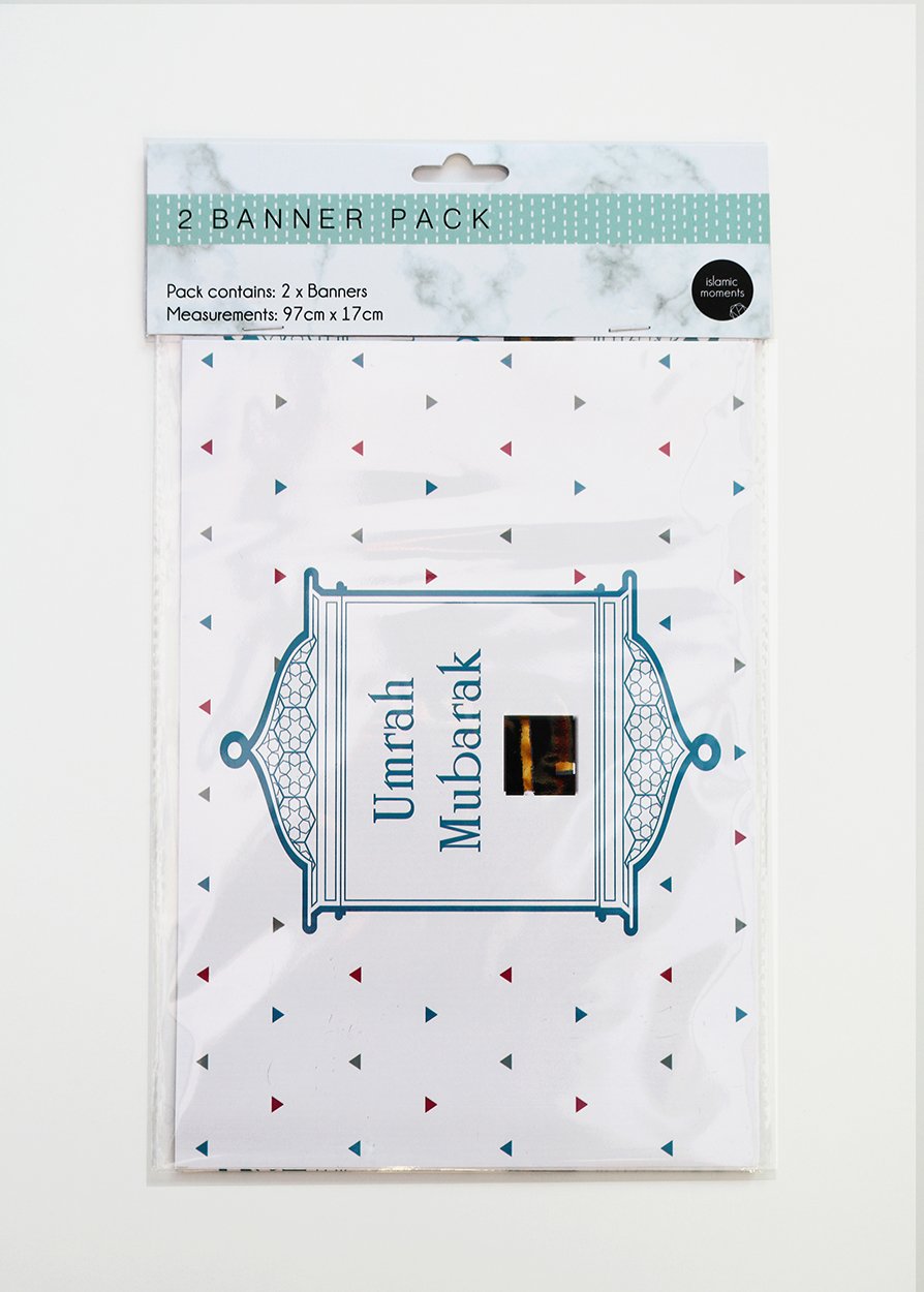 Umrah Mubarak Banner - Anafiya Gifts