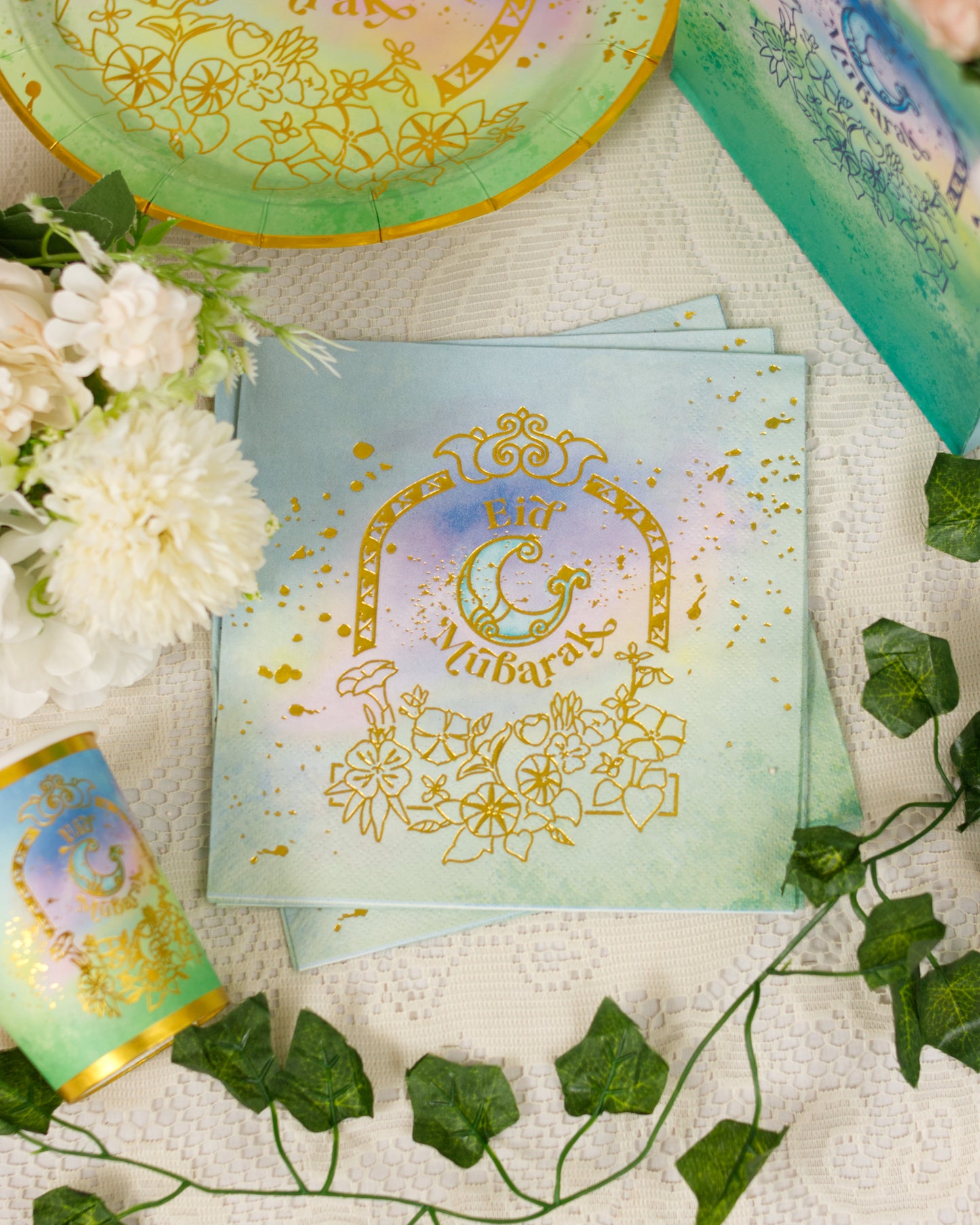 Bloom Moon Eid Napkins - 20pk