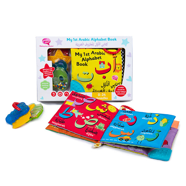 My First Arabic Alphabet Cloth Book – Anafiya Gifts UK